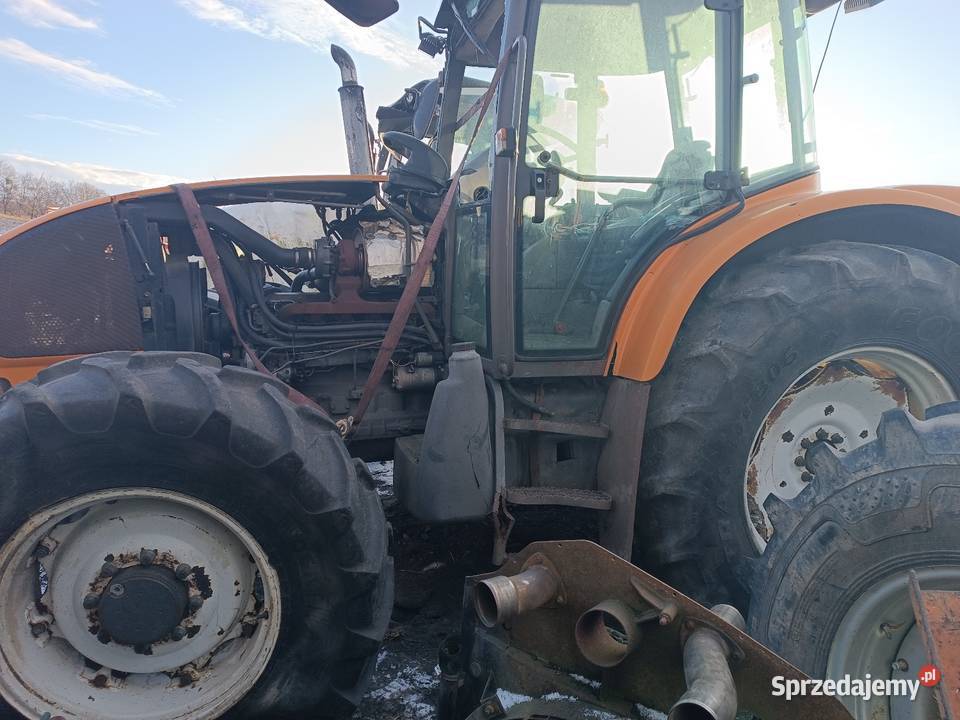 Ciągnik rolniczy Renault Ares 620RZ uszkodzony Gręblin