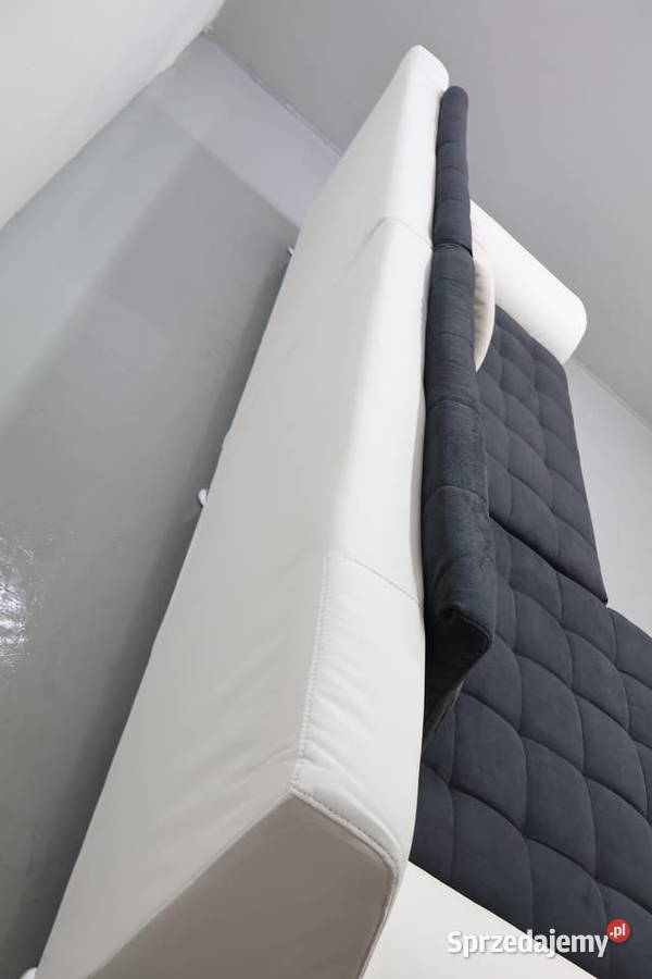 TUŁ Nowy DUŻY Czarnobiały narożnik funkcja 303cm Dom i Ogród wielkopolskie Poznań