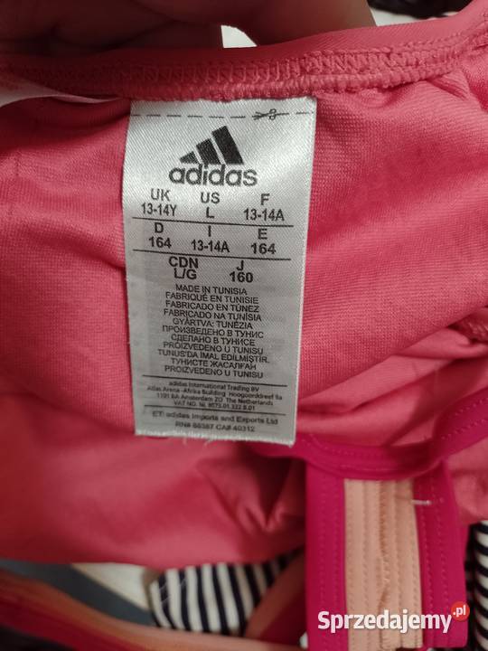 34XS ADIDAS Różowy strój kąpielowy z Londynu Kraków sprzedam