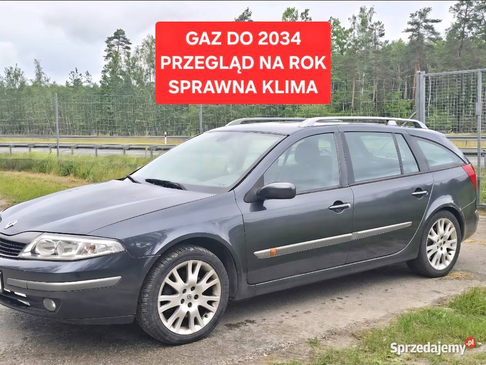 Gaz do 2034r Sprawna Klima Hak Renault Laguna II Mińsk Mazowiecki