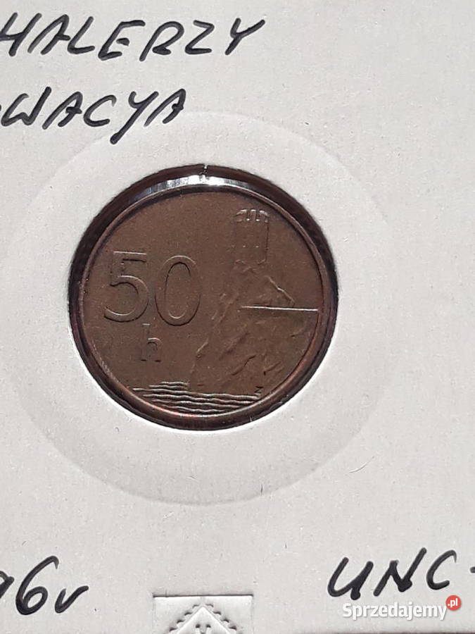 50 Halerzy Słowacja 1996 r mennicze Konin
