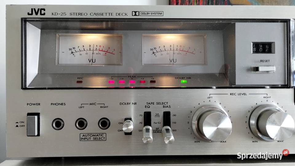 Magnetofon deck JVC KD25 vintage Magnetofony Warszawa