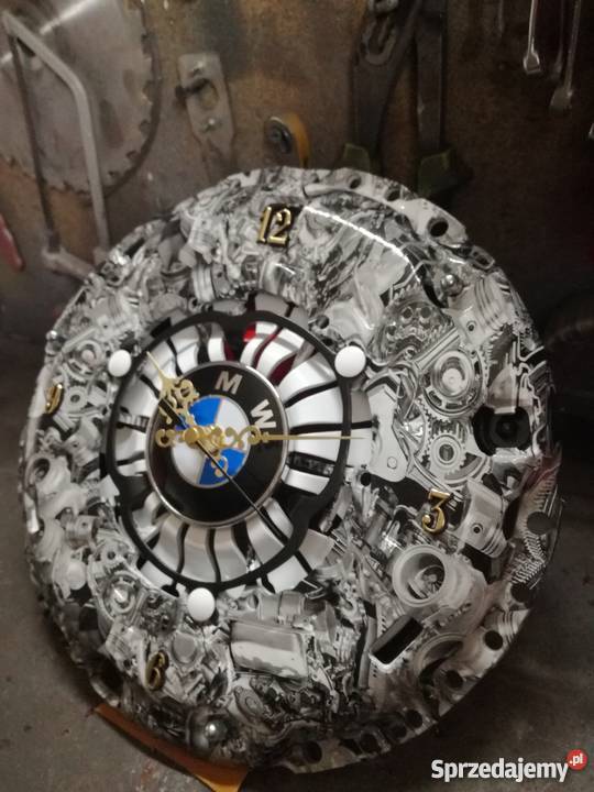 Zegar ścienny z docisku sprzęgła samochodowego Zegary Radom