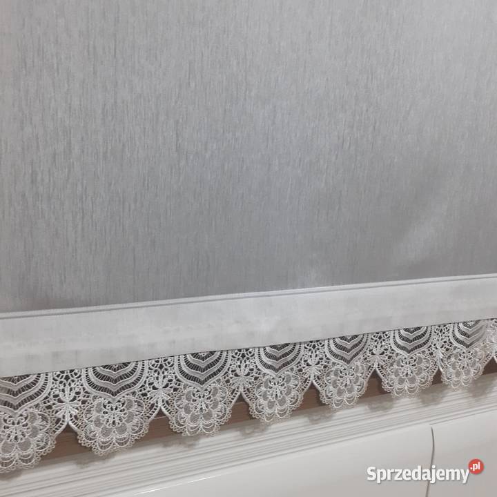 Firany panele że złotą nitką Wystrój okien mazowieckie Mława