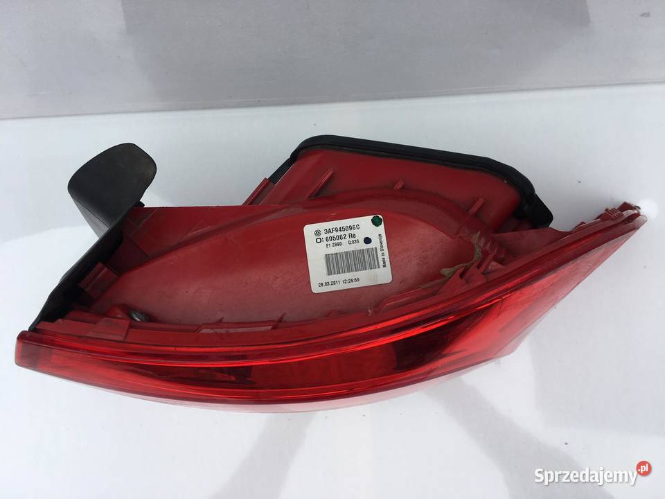 VW PASSAT B7 PRAWA LAMPA TYŁ prawe Części samochodowe Ostroróg