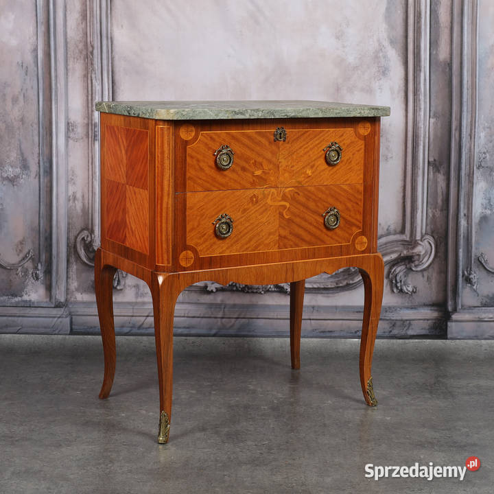 ARTexpert Komoda Ludwik marmurowy blat vintage Dobrzany