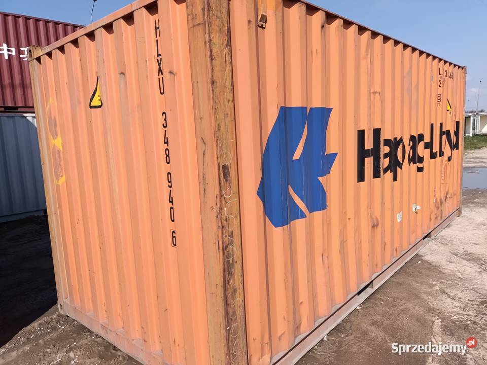 Kontener morski magazynowy 20DV 6 metrowy sprzedam