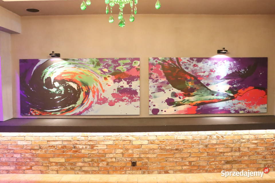 Komplet obrazów 2 sztuki Pszczyna