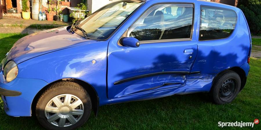 Fiat Seicento 1100 2003 benzyna uszkodzony śląskie Mikołów