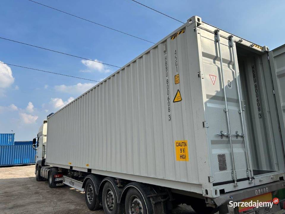 Kontenery morskie 40 HC ONE WAY jasno szare Rybnik