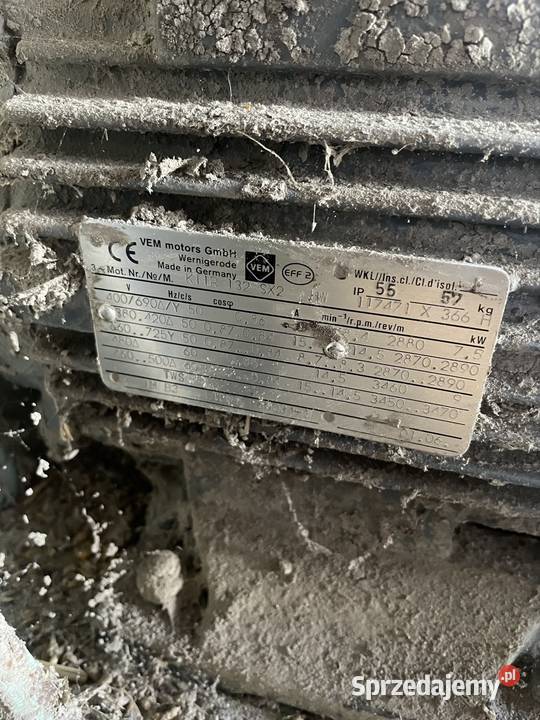 Śrutownik ssawnotłoczny 75kw z mieszalnikiem Głowno