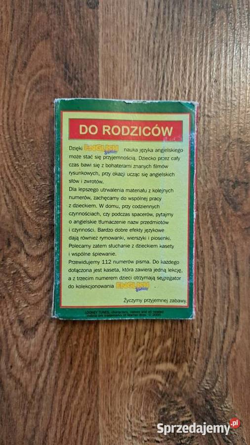 English Junior zestaw 19 kaset do nauki języka Kultura i Rozrywka Zielona Góra