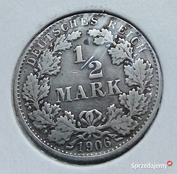 NIEMCY12 MARKI1906 rGSREBRO Numizmatyka Legionowo
