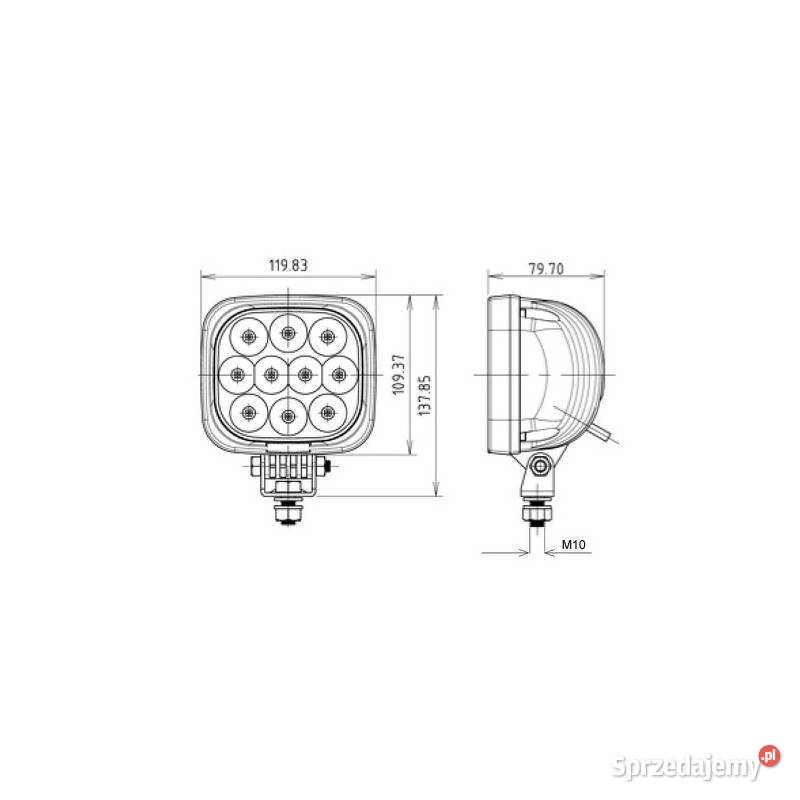 Światło robocze LED 932V 30W 2000lm IP68 0F01098 Kamionna sprzedam