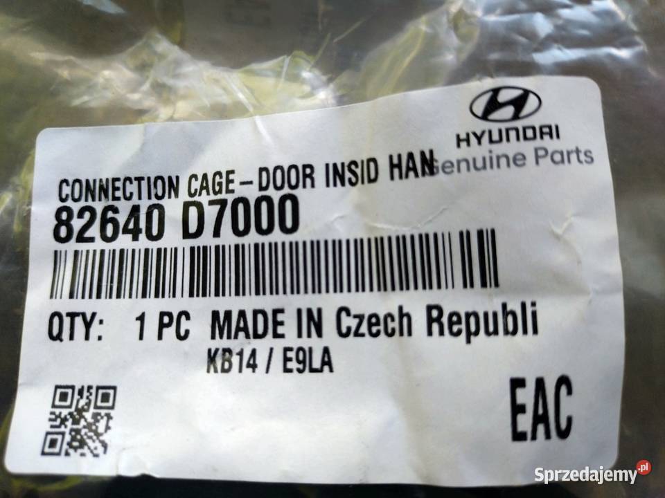 Hyundai Tucson wspornik klamki osobowe sprzedam