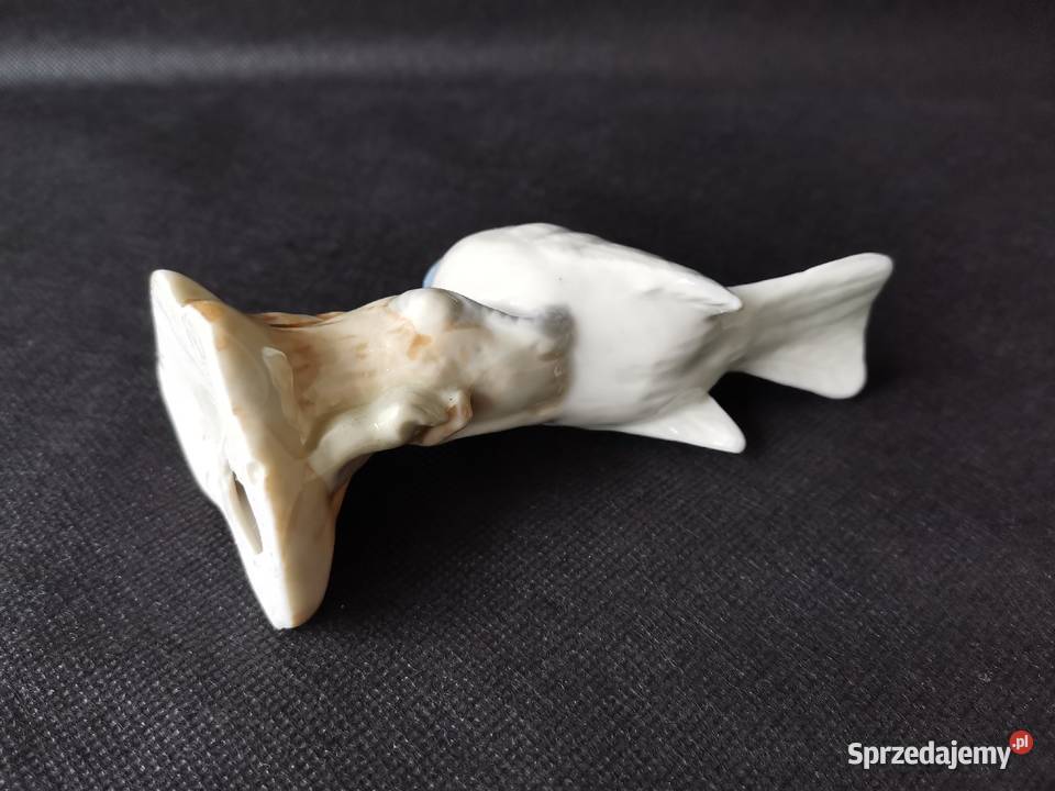 Stara figurka porcelanowa Ptak śląskie Katowice