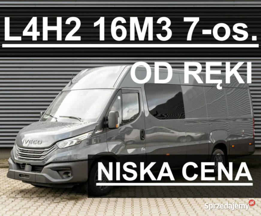 Iveco Daily 35S18A8H V L4H2 16m3 176 7os Rok produkcji 2025 Szczecinek