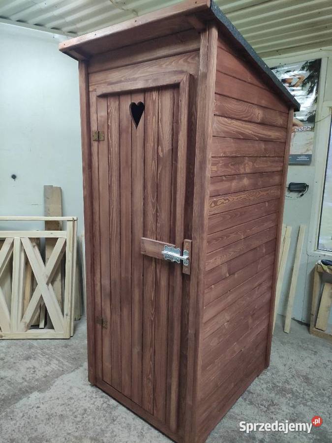 WC toaleta drewniana swawojka latryna