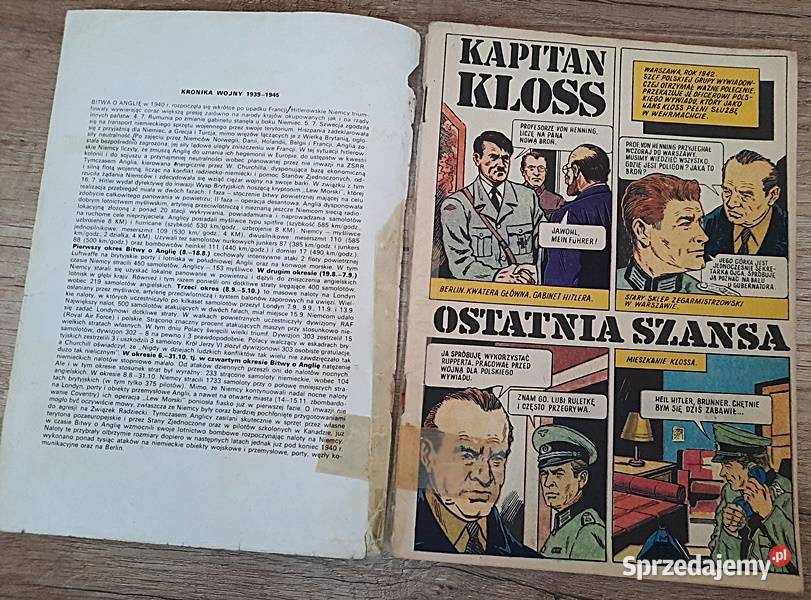 Kapitan Klos 3 Ostatnia szansa Ostrów Wielkopolski sprzedam