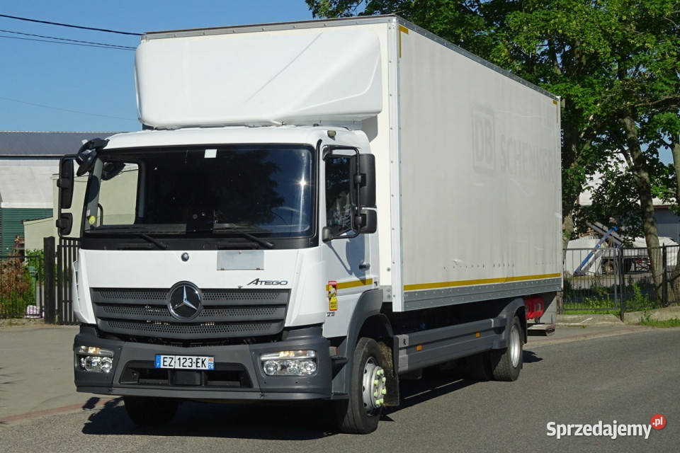 Mercedes Atego 1218 Euro6 323 Kontener 18p winda elektryczne szyby mazowieckie Góra Kalwaria
