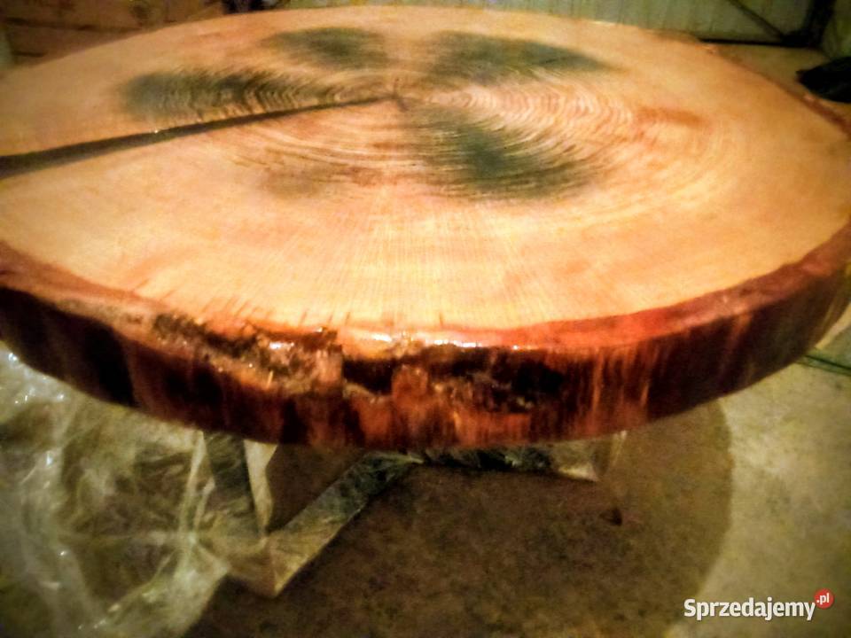 Plastry drewna na stoliki kawowe łódzkie Wieluń