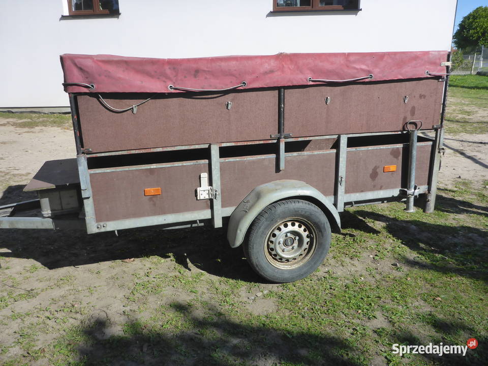 przyczepka 750 DMC zarejestrowana lekka mazowieckie