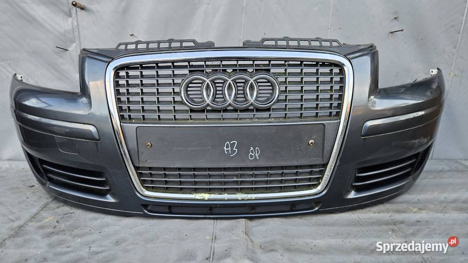 AUDI A3 8P ZDERZAK PRZEDNI PRZÓD DUŻY GRILL osobowe mazowieckie Radom