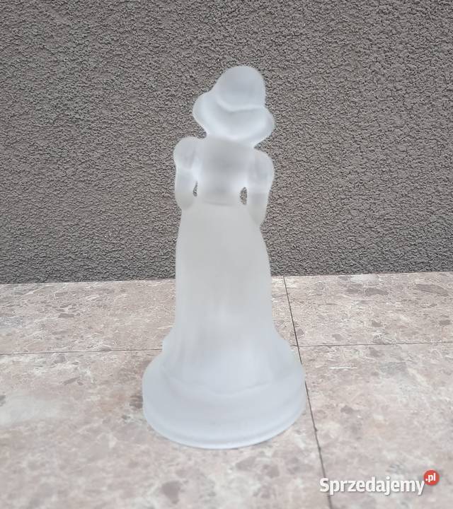 Figurka królewna śnieżka Disney szkło 15 szary Tczew