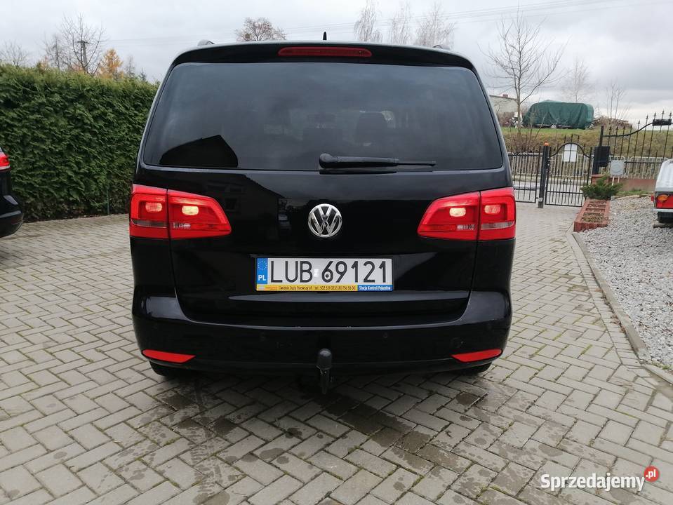 VW TOURAN 2011r 20TDI CR ZAREJESTROWANY Rok produkcji 2011 lubelskie Świdnik Duży