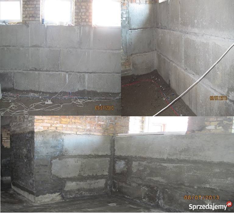 hydroizolacja piwnicu wewnątrz Warszawa