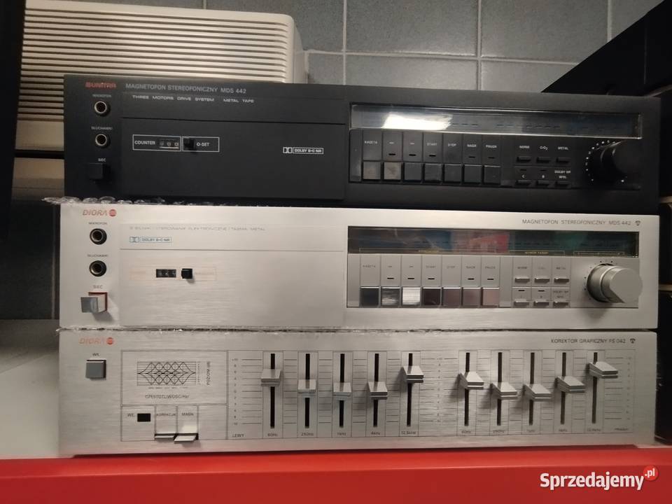 Magnetofon kasetowy szuflada Unitra Diora MDS Zabrze