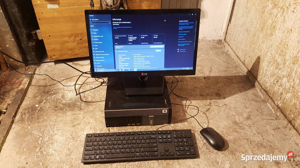 Komputer DELL Monitor LED LG 20 lubuskie Zielona Góra