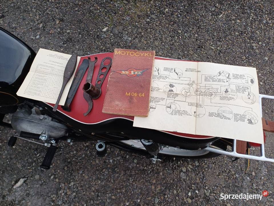 Wsk 125 m0664 Zabytek 1966r wfm shl małopolskie Kalwaria Zebrzydowska