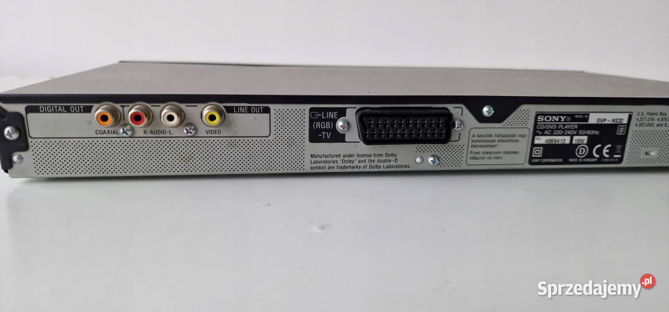CD DVD odtwarzacz SONY DVP NS32 MP3 Międzychód