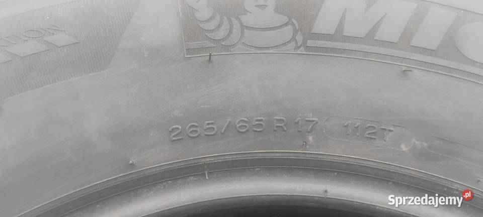 Opony Marki Michelin latitude 26565r17 112T Ciechanowiec sprzedam