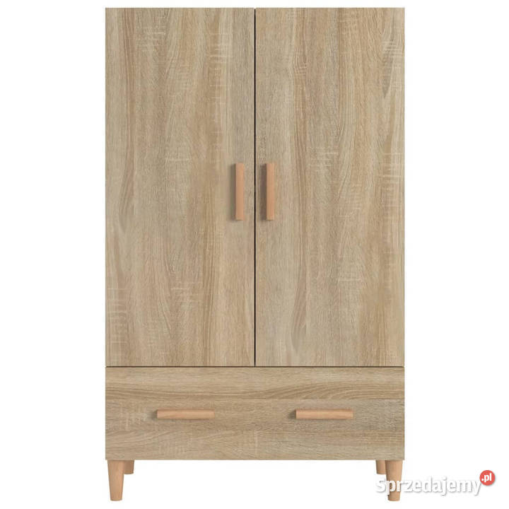 Wysoka szafka dąb sonoma 70x31x115 materiał Pozostałe Warszawa