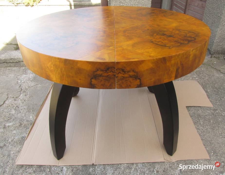 Stół Art Deco Halabala J121 Tulipan orzech podlaskie Białystok