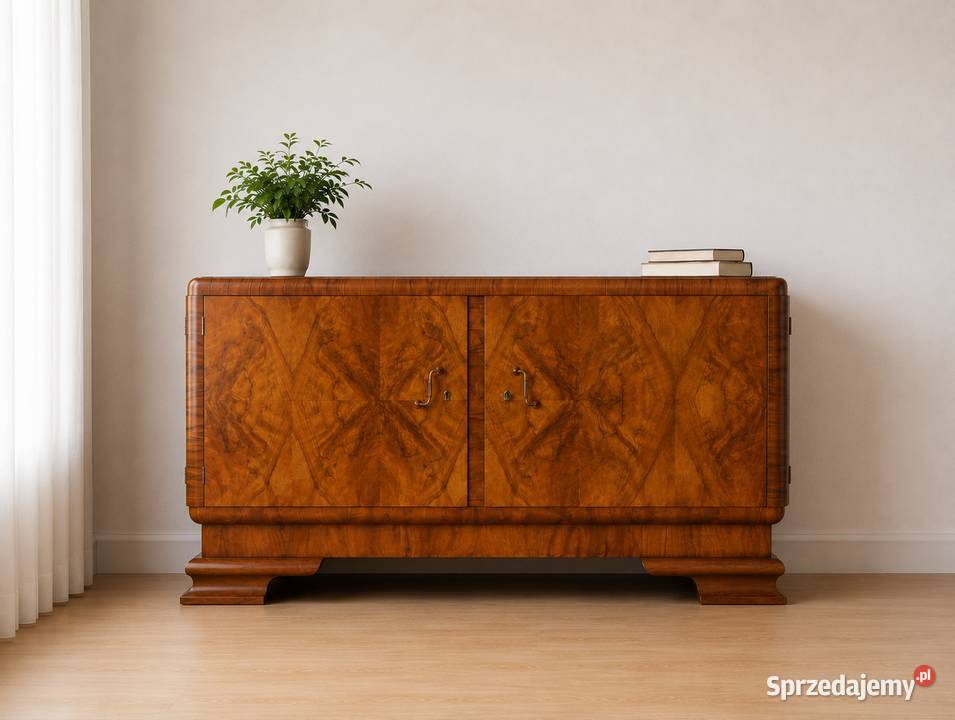 Komoda Art Deco antyk szafka pod TV RTV Meble Poznań