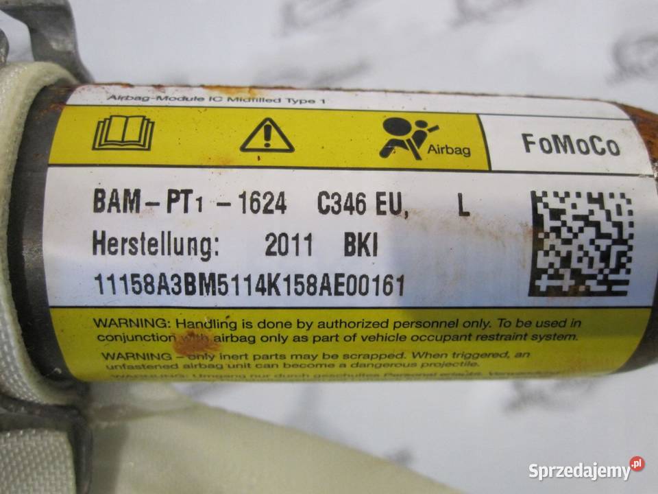 FORD FOCUS MK3 III 12r kurtyna lewa BAMPT11624