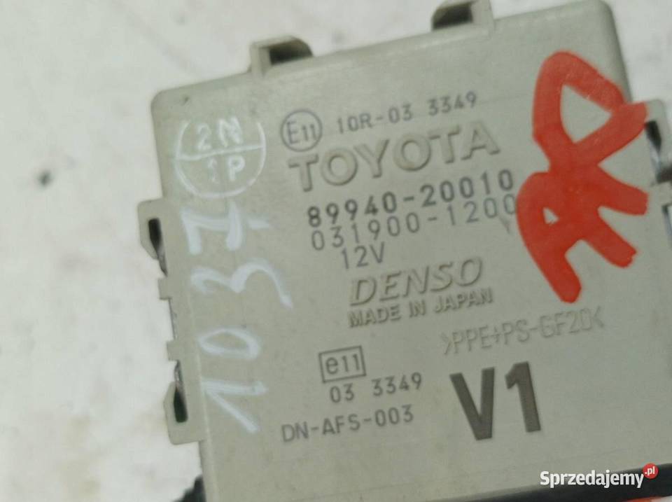 MODUŁ ŚWIATEŁ 8994020010 Toyota Avensis III 2009