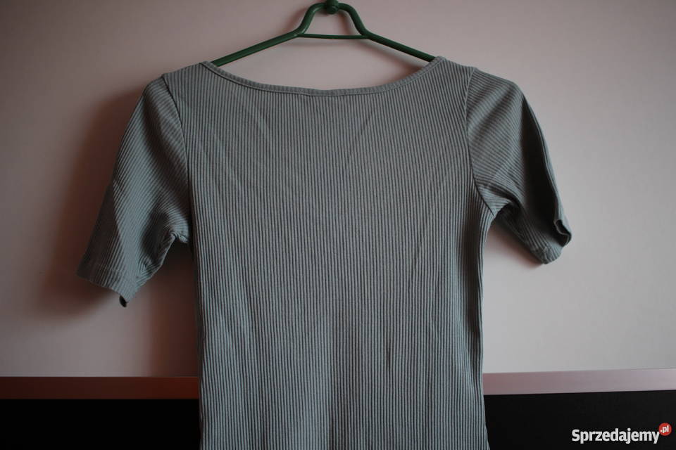 Miętowa koszulka tshirt hm xs 34 s 36 top Toruń