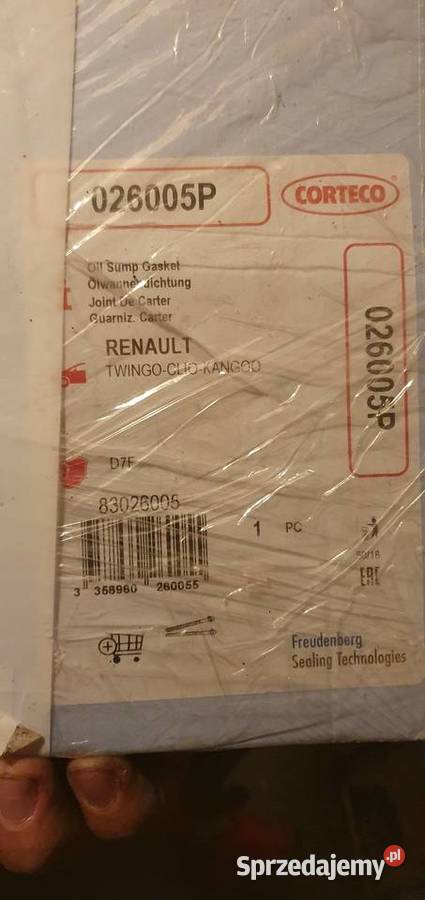 Uszczelka miski olejowej Renault Modus Części montażowe Kraków sprzedam