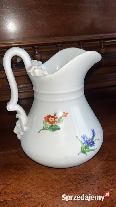 Dzbanek do wody BG Copenhagen Denmark Sygnatura Porcelana i szkło Gdańsk