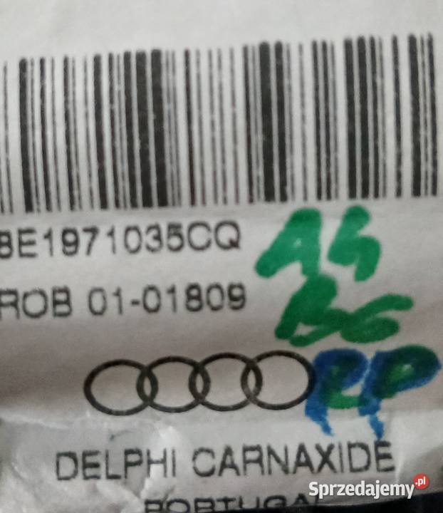 Audi A4 B6 B7 wiązka drzwi prawy przód śląskie Szczerbice