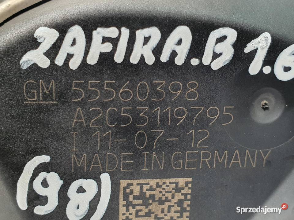 PRZEPUSTNICA Opel Zafira B Astra H 16 16V Chełm