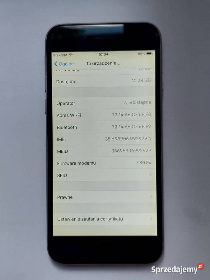 iPhone 6 16GB 83 baterii Srebrny Sprawny