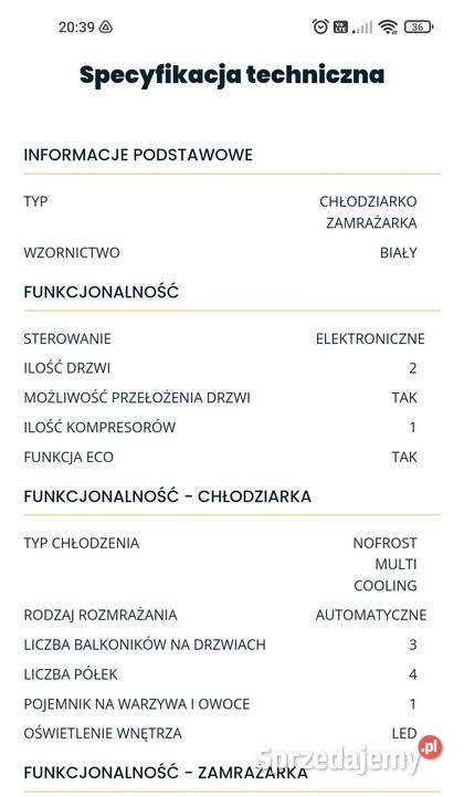 Prawie nowa lodówka na Kernau KFRC 181611 NF W Lodówki i zamrażarki Klucze