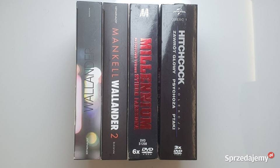 Zestaw DVD Mankell Wallander Millennium Grójec