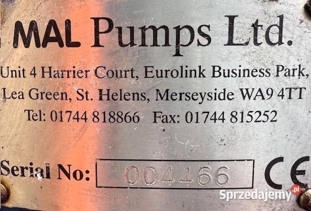 Pompa krzywkowa spożywcza ALFA LAVAL SRU2 Błonie