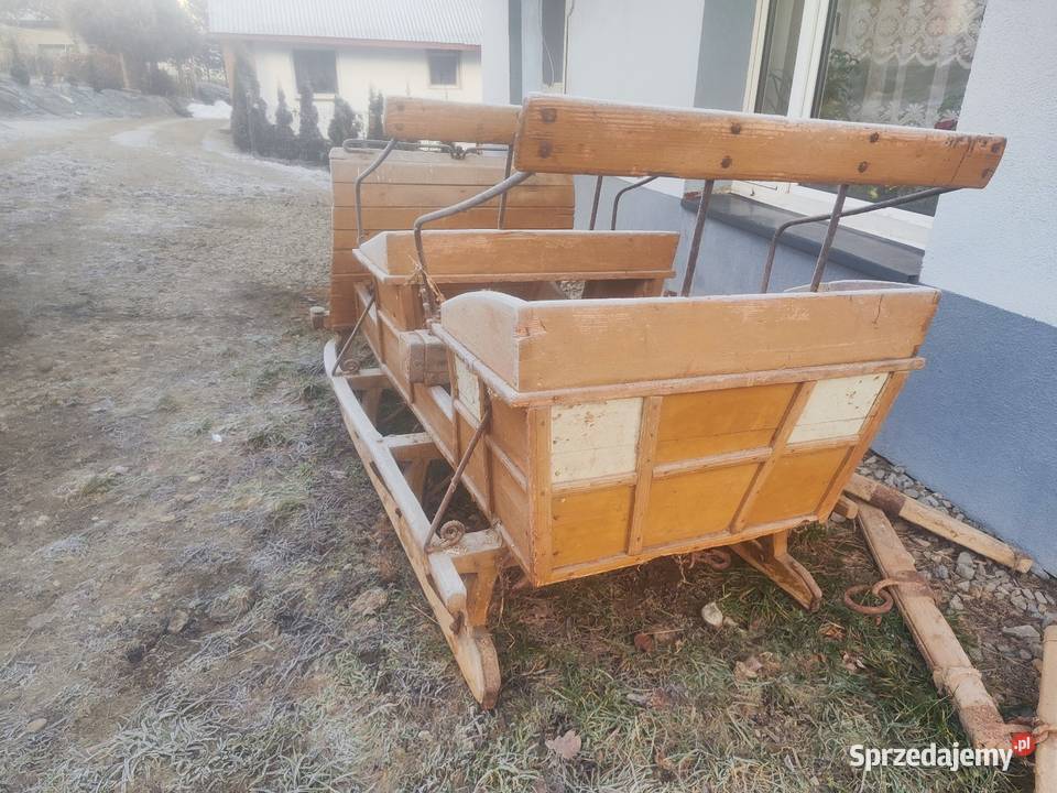 Sanie konne małopolskie Łęka